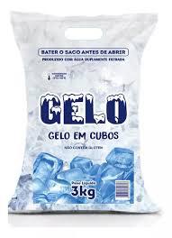GELO EM CUBOS DA CASA 3KG