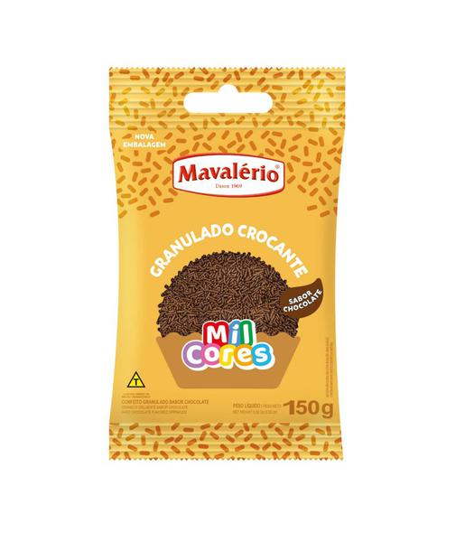 GRANULADO CROCANTE CHOCOLATE MIL CORES MAVALERIO 120G