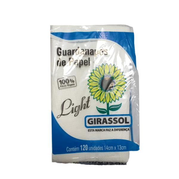 GUARDANAPOS DE PAPEL GIRASSOL C/ 120 UND 14CMX13CM