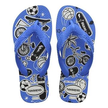 HAVAIANA KIDS ATHLETIC BRANCO/AZUL 35/36