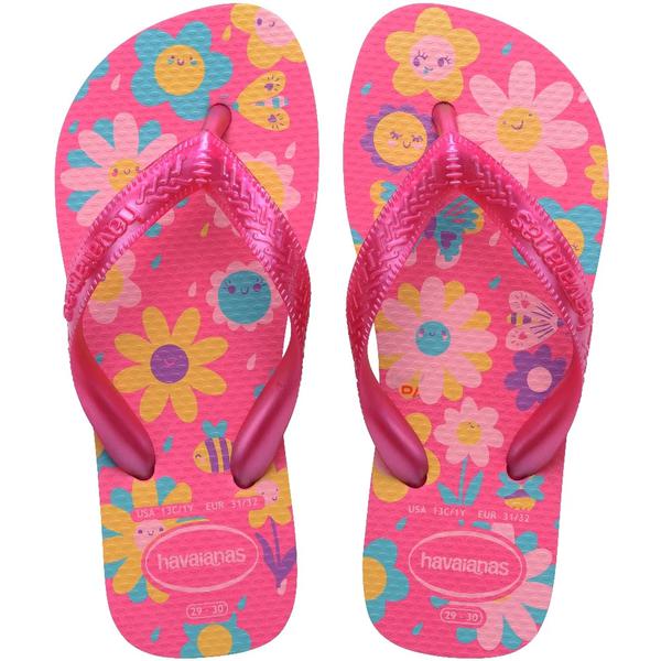 HAVAIANA KIDS FLORES ROSA FLUX/ROSA GUM 29/30