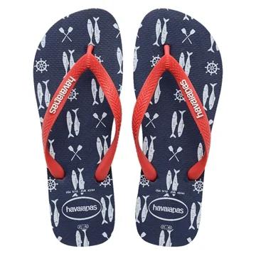 HAVAIANA TOP NAUTICAL MARINHO/VERMELHO RUBI 39/40