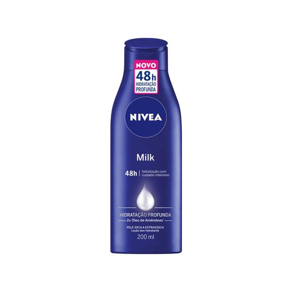 HIDRATANTE MILK PELE SECA/EXTRA AZUL NIVEA 200ML