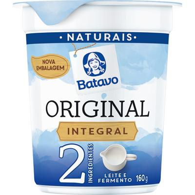 IOGURTE NATURAL INTEGRAL BATAVO 160G