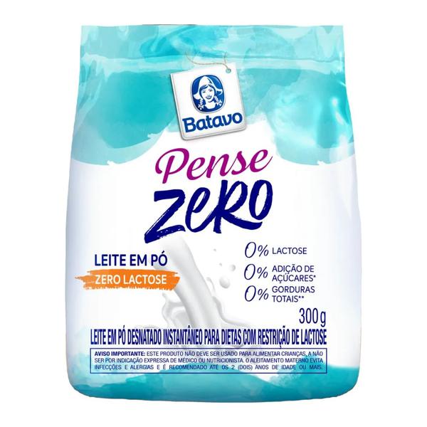LEITE EM PO BATAVO ZERO LACTOSE DESNATADO SCH 300G
