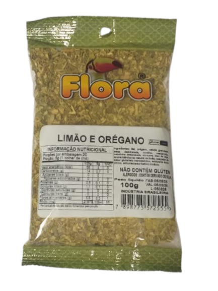 LIMAO E OREGANO FLORA PCT 100G