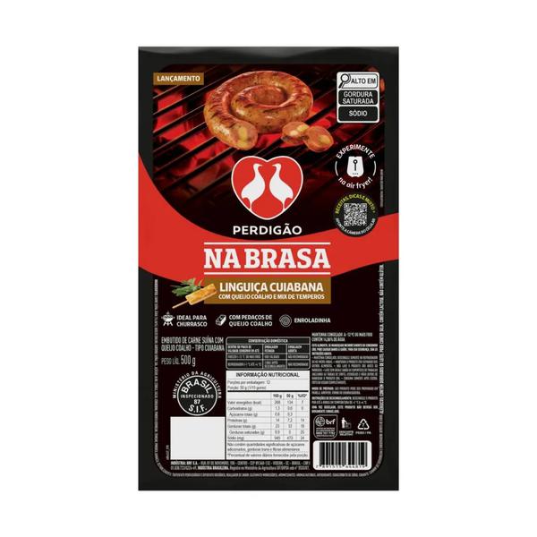 LING CUIABANA C/QJO E MIX DE TEMP NABRASA PERDIGAO 500G