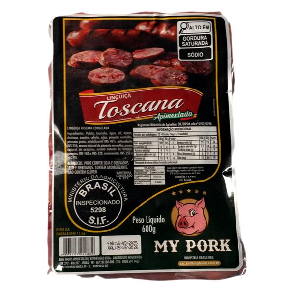 LINGUICA TOSCANA APIMENTADA MY PORK 600G
