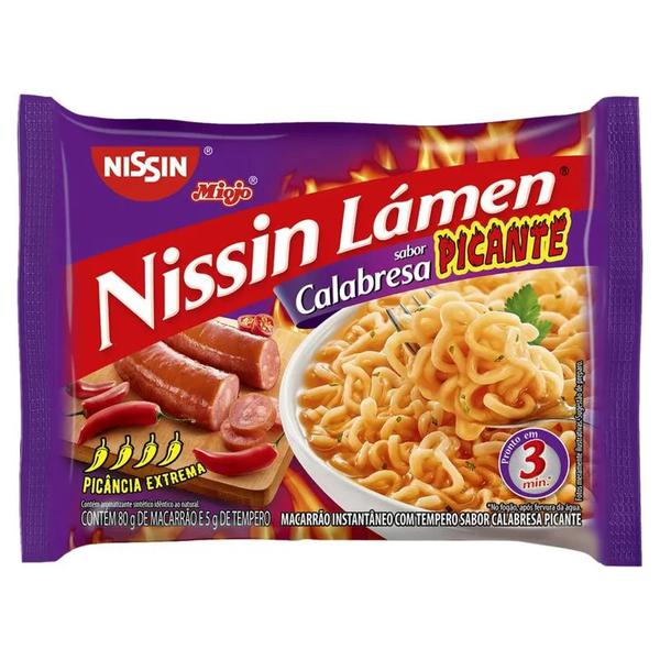 MACARRAO INST NISSIN LAMEN CALABRESA PICANTE 85GR