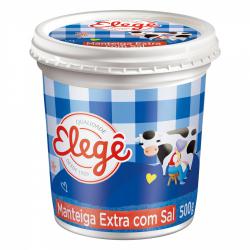 MANTEIGA ELEGE COM SAL POTE 500G