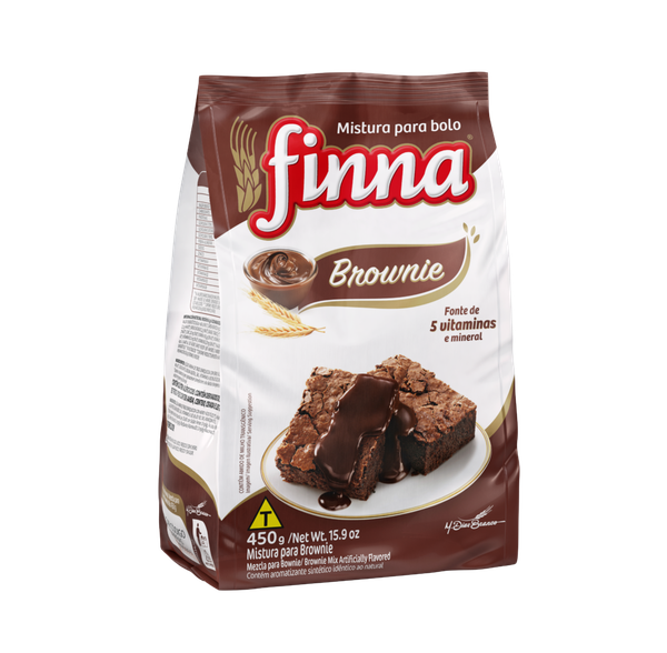 MISTURA PARA BOLO FINNA BROWNIE 400G