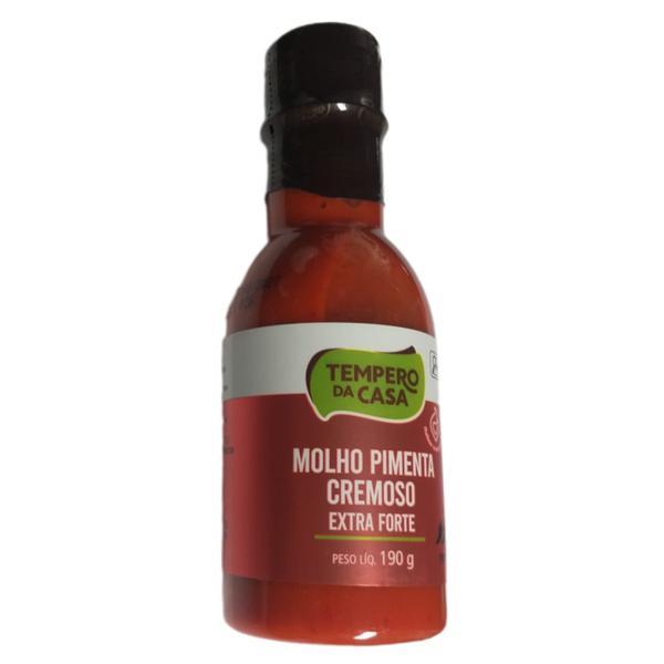MOLHO PIMENTA CREMOSO EXTRA FORTE TEMPERO DA CASA 190G