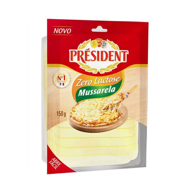 MUSSARELA ZERO LACTOSE PRESIDENT 150G