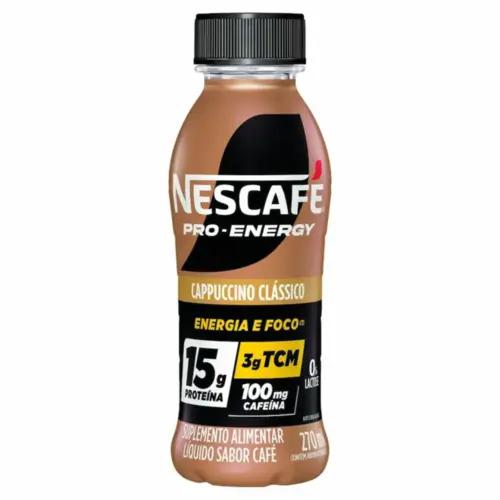 NESCAFE CAPPUCCINO CLASSICO COM PROTEINA 270ML