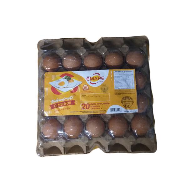 OVO TIPO JUMBO VERMELHO EMAPE BDJ C/20