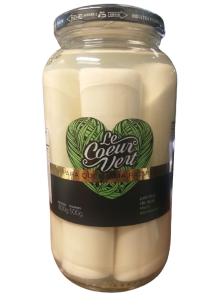 PALMITO ACAI INTEIRO LE COEURVERT 800G