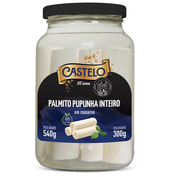 PALMITO PUPUNHA INTEIRO CASTELO 300G