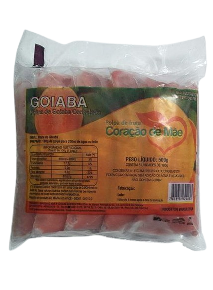 POLPA COR DE MAE GOIABA 500G