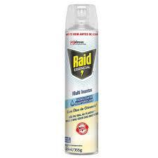 RAID AEROSOL MULTI INSETOS AGUA PURIFICADA C/CITRONELA 420ML