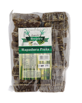 RAPADURA BREJEIRA EM TABLETES PRETA 900G