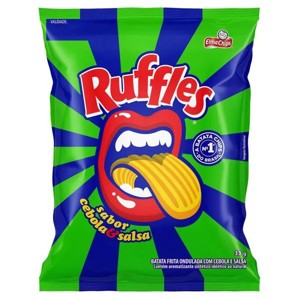 RUFFLES ELMA CHIPS CEBOLA E SALSA 33G II