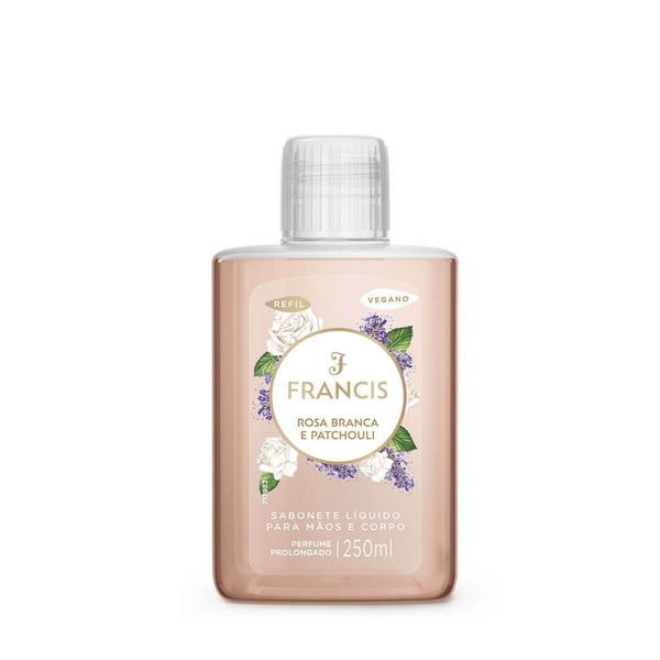 SABONETE LIQUIDO FRANCIS ROSAS BRANCAS REFIL 250ML