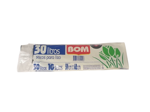 SACO PARA LIXO BOM ROLO 30LTS