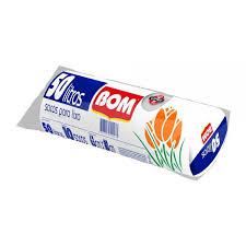 SACO PARA LIXO BOM ROLO 50LTS