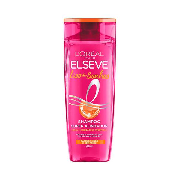 SHAMPOO ELSEVE LISO DOS SONHOS SUPER ALINHADOR 200ML