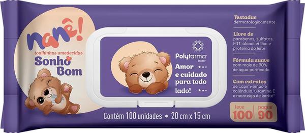 TOALHA UMEDECIDA  SONHO BOM  NANE PCT C/100 UND