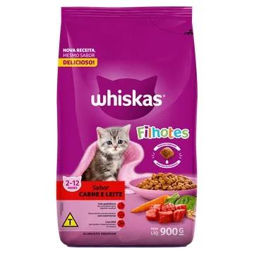 WHISKAS FILHOTES CARNE 900G