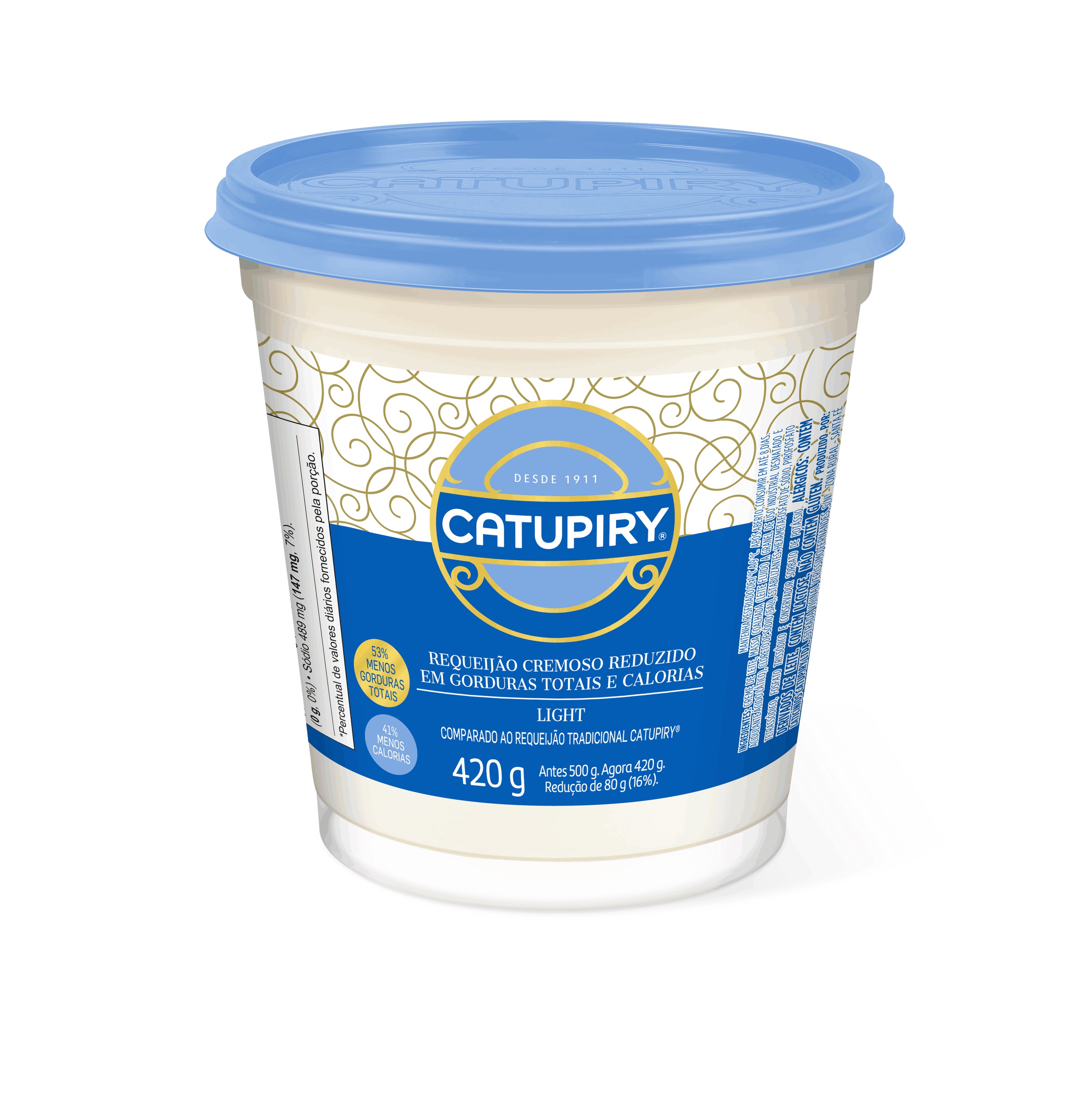 REQUEIJAO LIGHT CATUPIRY COPO 420G