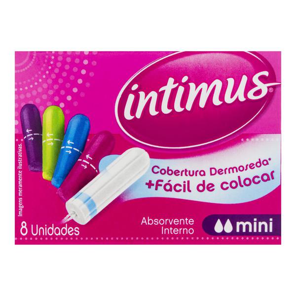 ABSORVENTE INTERNO INTIMUS MINI 8 UN