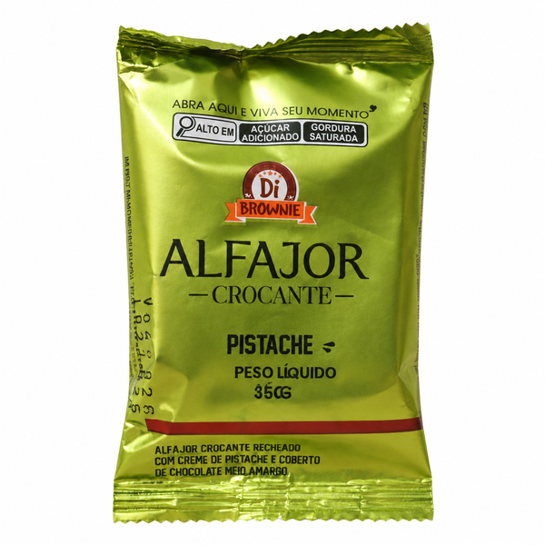 ALFAJOR DI BROWNIE PISTACHE 35G
