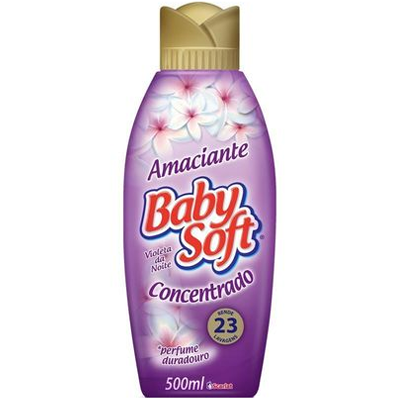 AMACIANTE DE ROUPAS CONCENTRADO BABY SOFT INSPIRAÇÃO 500ML