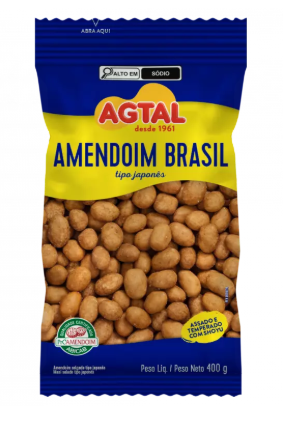 AMENDOIM AGTAL BRASIL 400G