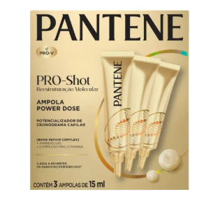 AMPOLA TRAT. PANTENE C/3 UN REP.MOLECULAR 15 ML