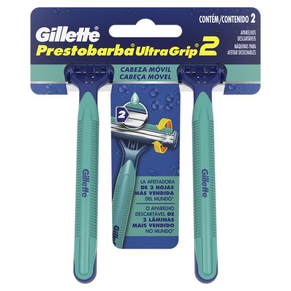 AP BARB PRESTOBARBA U.GRIP MOV 2 UN MASC