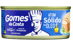 ATUM SÓLIDO ÓLEO GOMES COSTA LATA 120G