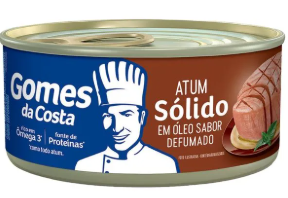 ATUM SOLIDO GOMES COSTA LATA DEFUMADO 120G