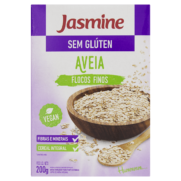 AVEIA JASMINE S/G 200G FLOCOS FINOS