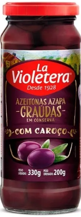 AZEITONA LA VIOLETERA VD 200G AZAPA C/C
