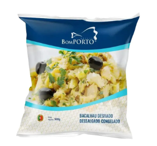 BACALHAU BOM PORTO DESFIADO 500G