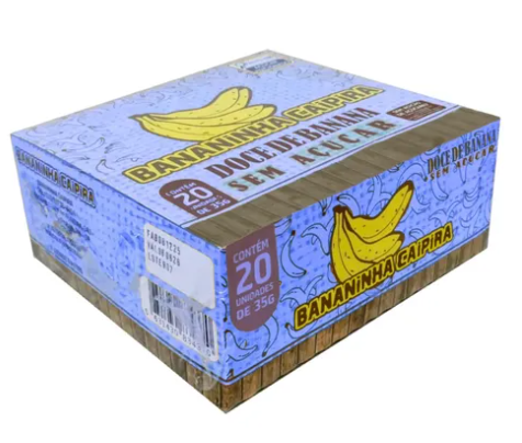 BANANINHA CAIPIRA S/ACUCAR 35G