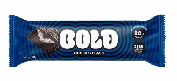 BARRA DE PROTEINA BOLD BAR 60G COOKIES BLACK