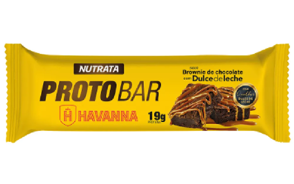 BARRA PROTOBAR HAVANNA 70G BROWNIE COM DULCE DE LECHE