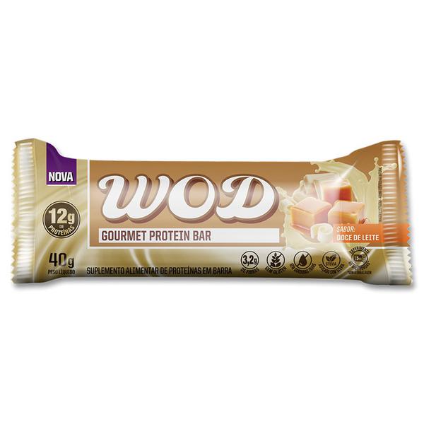 BARRA WOD GOURMET PROTEIN 40G DOCE DE LEITE
