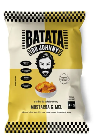 BATATA DOCE DO JOHNNY MOSTARDA E MEL 45G