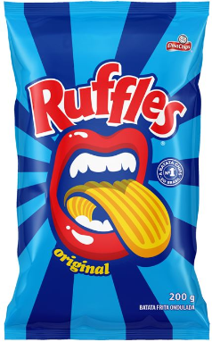 BATATA FRITA RUFFLES SAL 200G