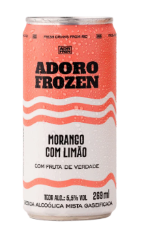 BEB. A. FROZEN 269 ML MORANGO C/LIMAO